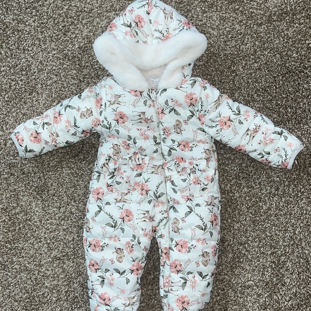 Woodland Floral Snowsuit